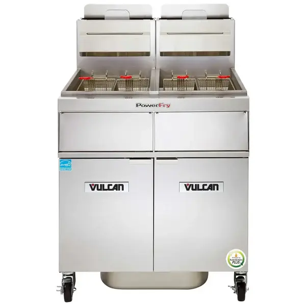 Vulcan 2TR65AF, Gas Multiple Battery Commercial Fryer