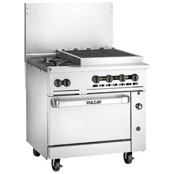 Vulcan 36C-2B24CBN, 36-Inch Commercial Gas Range