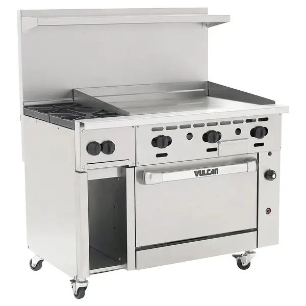 Vulcan 48S-2B36GT, 48-Inch Gas Restaurant Range