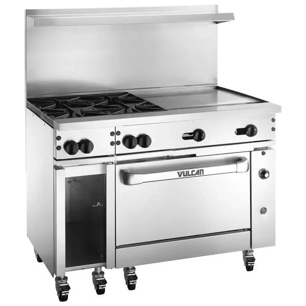 Vulcan 48S-4B24GT, 48-Inch Gas Restaurant Range