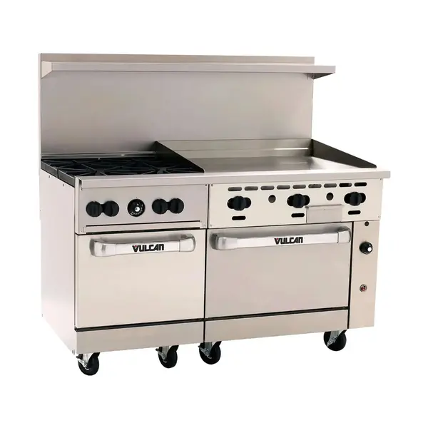 Vulcan 60SS-4B36GT, 60-Inch Gas Restaurant Range