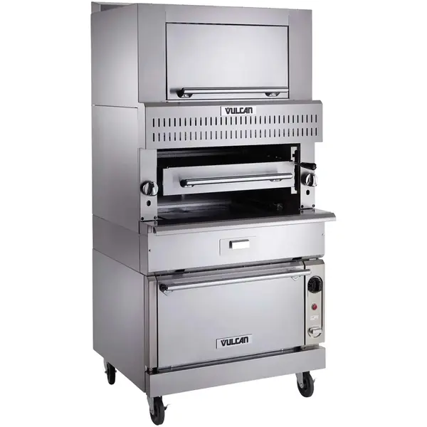 Vulcan VIR1SF, 36-Inch V Double Deck Gas Infrared Standard Oven Base Broiler