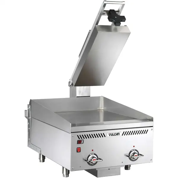Vulcan VMCS-101, Heavy Duty Clamshell Electric Griddle Top with Rapid Recovery Plate