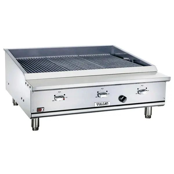 Vulcan VTEC36, 36.38-Inch Gas Countertop Standard Duty Infrared Charbroiler