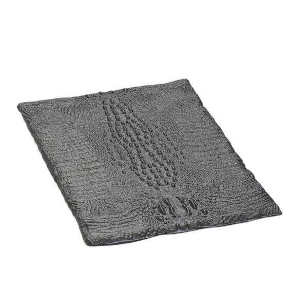 Wilmax WL-662101/A, 11.75x8.25-Inch Black Porcelain Rectangular Serving Dish, 12/PACK