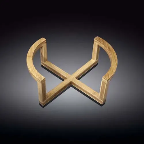 Wilmax WL-771105/A, 8.75x4-Inch Bamboo Bowl Stand, 48/CS