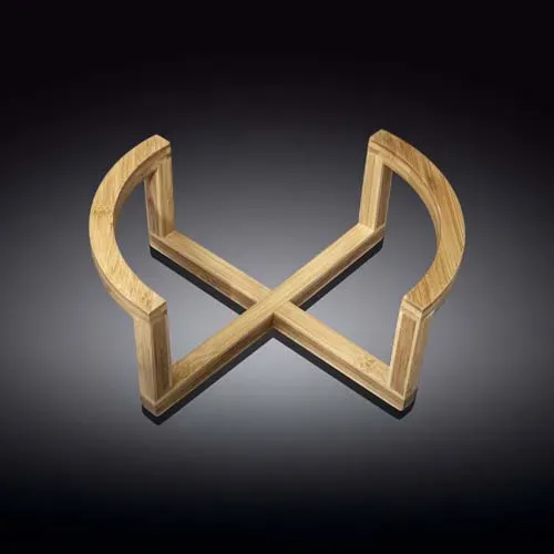 Wilmax WL-771107/A, 10.5x4.5-Inch Bamboo Bowl Stand, 36/CS