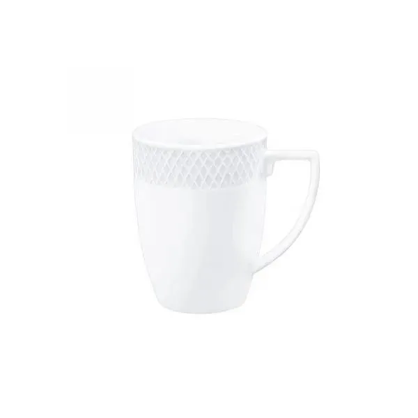 Wilmax WL-880108/A, 12 Oz White Porcelain Mug, 48/PACK