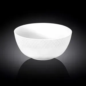 Wilmax WL-880122/A 44 Oz Julia Round White Porcelain Bowl, 24/CS