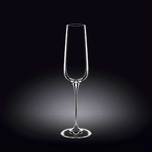 Wilmax WL-888049/2C 9 Oz Crystalline Champagne Flute, 12 Set/CS (Discontinued)