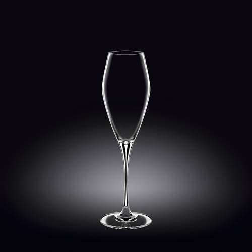 Wilmax WL-888050/2C 10 Oz Crystalline Champagne Flute, 12 Set/CS (Discontinued)