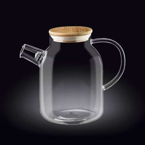 Wilmax WL-888811-A 54 Oz Clear Thermo Tea Pot, 12/CS