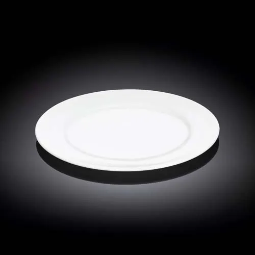 Wilmax WL-991005/A 7-Inch Stella Round White Porcelain Dessert Plate, 72/CS