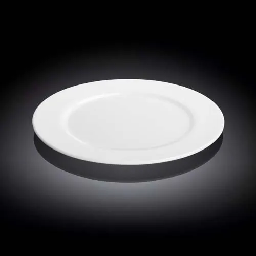 Wilmax WL-991178/A 8-Inch Stella Pro Round White Porcelain Professional Dessert Plate, 48/CS