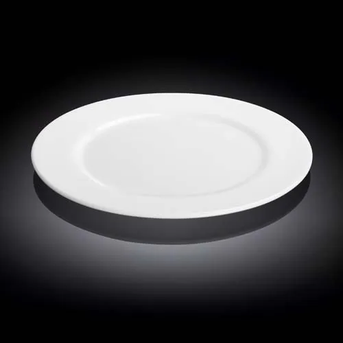 Wilmax WL-991180/A 10-Inch Stella Pro Round White Porcelain Professional Dinner Plate, 24/CS