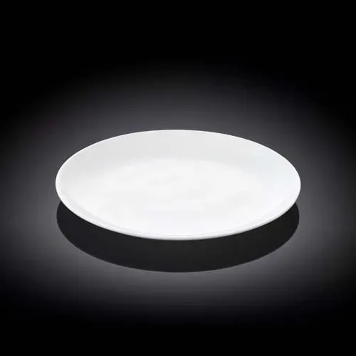 Wilmax WL-991245/A 6-Inch Olivia Round White Porcelain Bread Plate, 96/CS