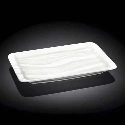 Wilmax WL-992592/A 8.5x5.5-Inch White Porcelain Japanese Style Dish, 36/CS