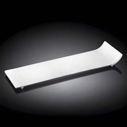 Wilmax WL-992621/A 12x4-Inch White Porcelain Dish, 36/CS