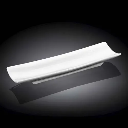 Wilmax WL-992626/A 11x3-Inch White Porcelain Dish, 36/CS