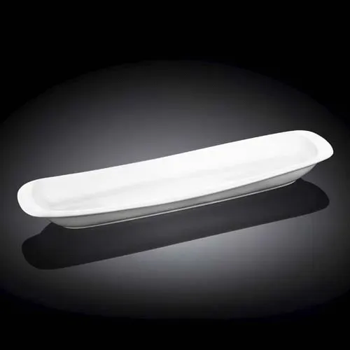 Wilmax WL-992644/A 13-Inch White Porcelain Dish, 36/CS