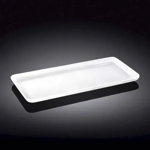 Wilmax WL-992671/A 10x5-Inch White Porcelain Dish, 36/CS