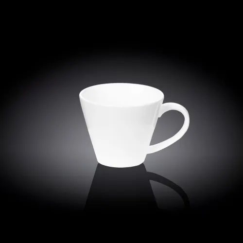 Wilmax WL-993004/A 6 Oz White Porcelain Tea Cup, 72/CS