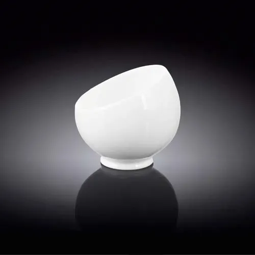 Wilmax WL-995000/A 3.5x3.5-Inch Olivia White Porcelain Sugar/Dessert Bowl, 72/CS