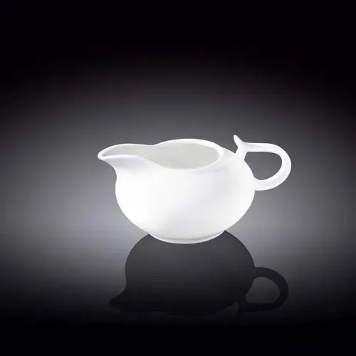 Wilmax WL-995022/A 8 Oz White Porcelain Creamer, 48/CS