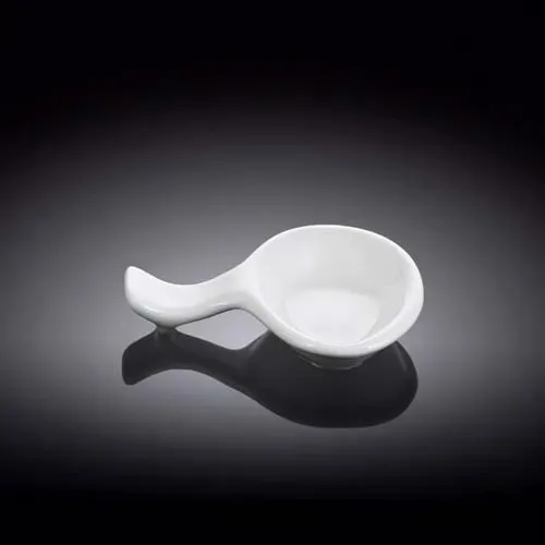 Wilmax WL-996010/A White Porcelain Chopstick Rest, 144/CS