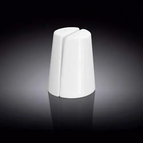 Wilmax WL-996068/SP White Porcelain Salt&Pepper Set, 2-Piece Set, 48/CS