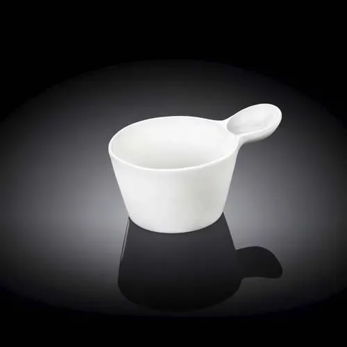 Wilmax WL-996104/A 3 Oz White Porcelain Snack/Dessert Dish, 144/CS