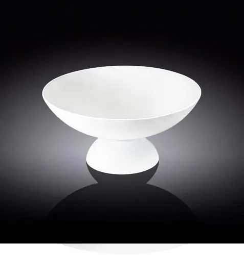 Wilmax WL-996126/1C 9.5x4.5-Inch Olivia White Porcelain Fruit Vase in Color Box, 8/CS