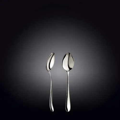 Wilmax WL-999105/6C 4.5-Inch Stella Stainless Steel Coffee Spoon, 6-Piece Set in Colour Box, 72 Sets/CS