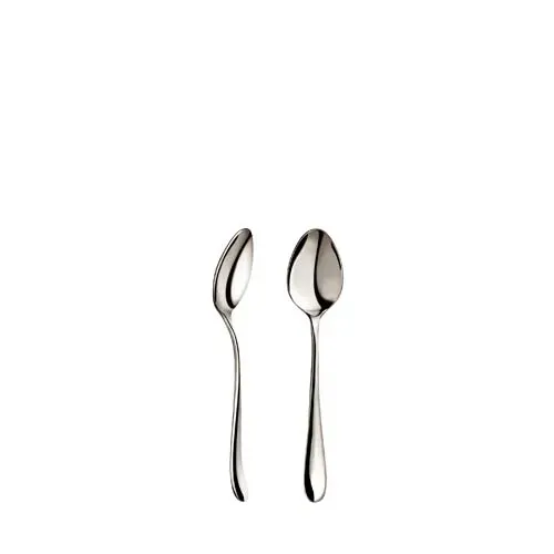 Wilmax WL-999105/A 4.5-Inch Stella Stainless Steel Coffee Spoon, 432/CS