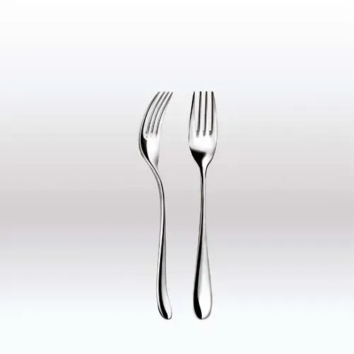 Wilmax WL-999107/6C 7.5-Inch Stella Stainless Steel Dessert Fork, 6-Piece Set in Colour Box, 48 Sets/CS