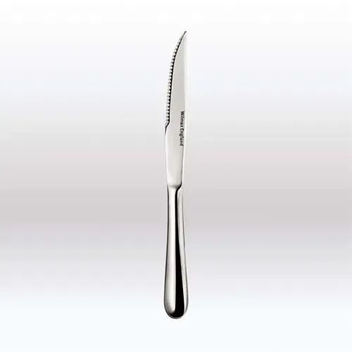 Wilmax WL-999115/6C 9.25-Inch Stella Stainless Steel Steak Knife, 6-Piece Set in Colour Box, 24 Sets/CS