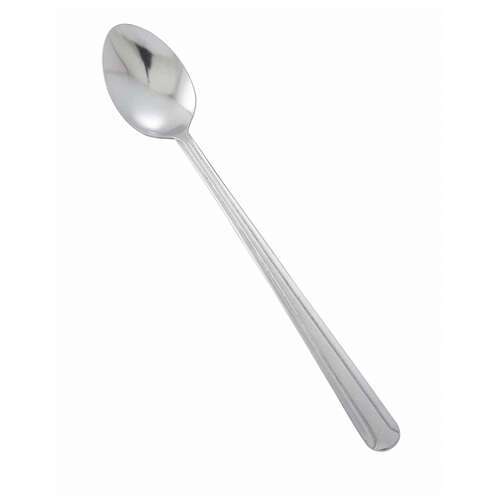 - 0001-02, Dominion Medium Weight Iced Tea Spoon, 18/0 Stainless Steel, Vibro Finish, 12/Pack