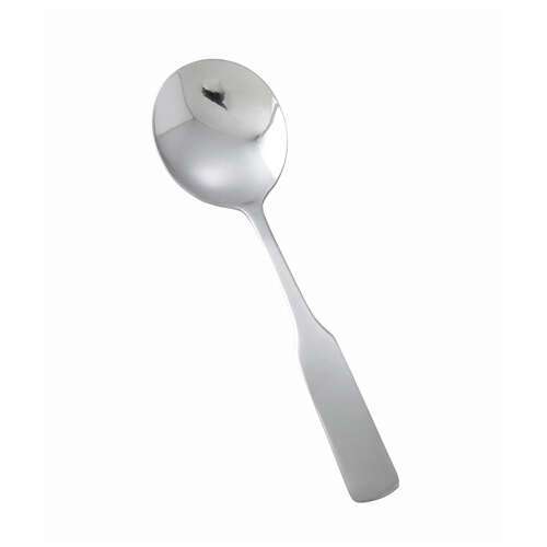 - 0016-04, Winston Heavyweight Bouillon Spoon, 18/0 Stainless Steel, Satin Finish, 12/Pack