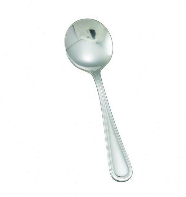 - 0021-04, Continental Extra Heavyweight Bouillon Spoon, 18/0 Stainless Steel, Mirror Finish, 12/Pack