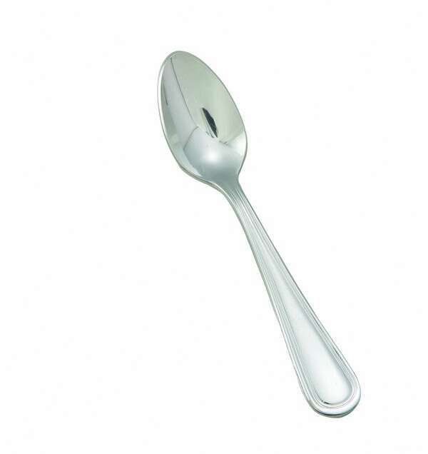 - 0021-09, Continental Extra Heavyweight Demitasse Spoon, 18/0 Stainless Steel, Mirror Finish, 12/Pack