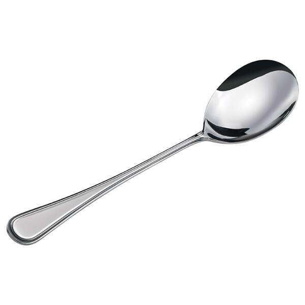 - 0030-23, Shangarila Extra Heavy 18-8 Stainless Steel Solid Spoon, 12/Pack