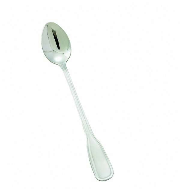 - 0033-02, Oxford Extra Heavyweight Iced Tea Spoon, 18/8 Stainless Steel, Mirror Finish, 12/Pack