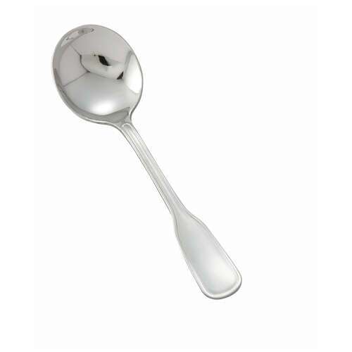 - 0033-04, Oxford Extra Heavyweight Bouillon Spoon, 18/8 Stainless Steel, Mirror Finish, 12/Pack