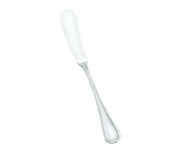 - 0036-12, Deluxe Pearl Extra Heavyweight Butter Spreader, 18/8 Stainless Steel, Mirror Finish, 12/Pack