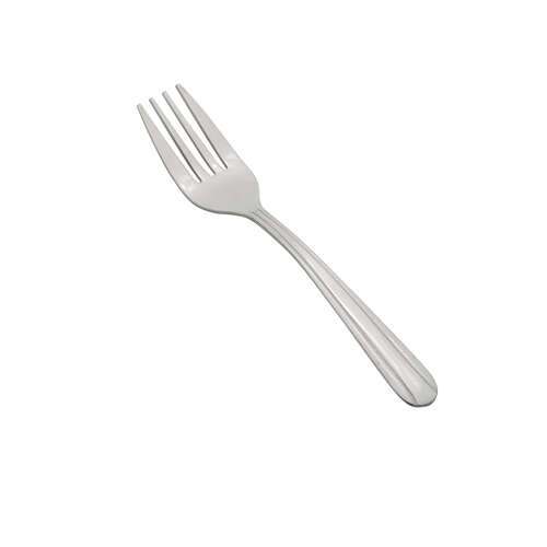 - 0081-06, Dominion Medium Weight Salad Fork, 18/0 Stainless Steel, Vibro Finish, Clear View 24/Pack