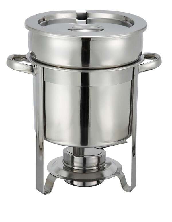 - 207, 7-Quart Stainless Steel Chafer-Style Soup Warmer, EA