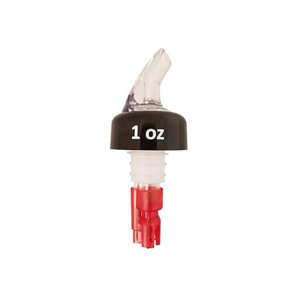 - 23752, 1 Oz Red Exact Measured Pourer, 12/PK