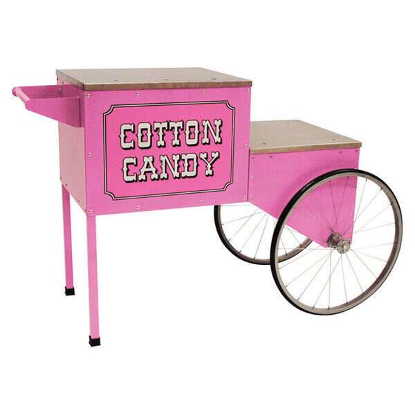 Winco 30090, BenchmarkUSA™ Zephyr Cotton Candy Machine Cart w/ 3 Cone Holders