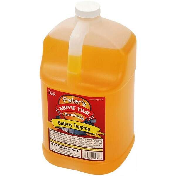 Winco 40017, 1 Gallon Benchmark USA Buttery Popcorn Topping