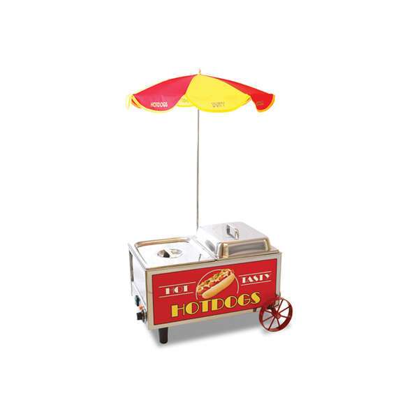 Winco 60072, BenchmarkUSA™ Mini Cart Hot Dog Steamer